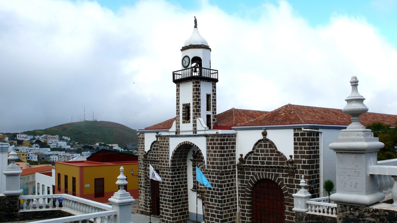 A Nuestra Señora de la Concepción-templom Valverdében (nem karneváli felvétel)